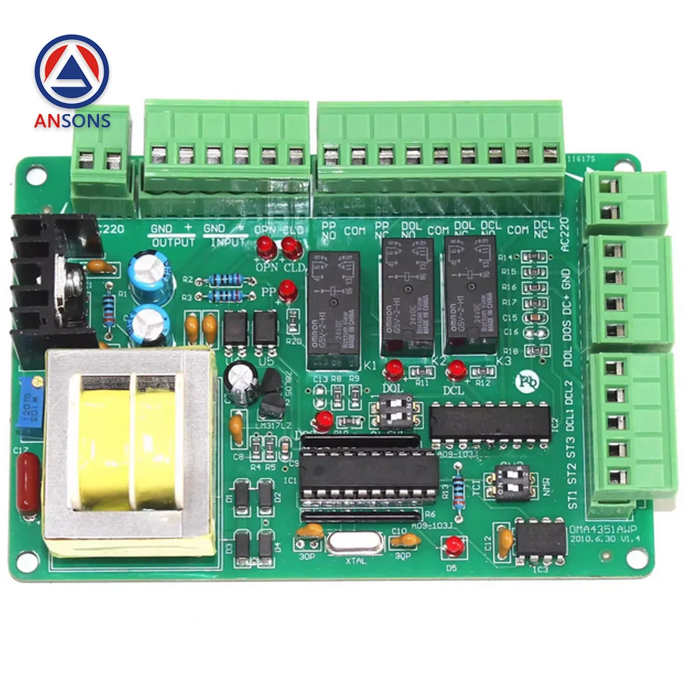 OMA4351AWP TRA610JN AT120 OTIS مصعد باب المحرك واجهة لوحة دارات مطبوعة Ansons قطع غيار المصاعد