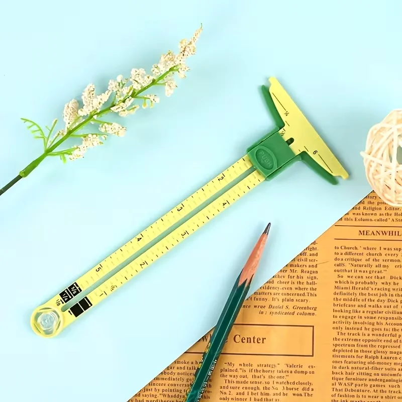 Swademan Tool Five-in-One Multi-functional Sliding Measuring Tape, industrial drawing tool, sewing measurement tool