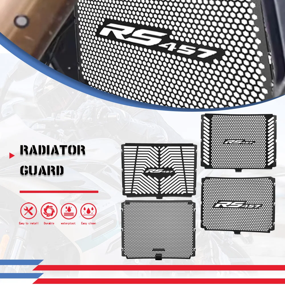 

Motorcycle Accessories Radiators Grille Guard Cover Protector Protection For Aprilia RS457 2024 2025 2026 2027 Radiator Guard