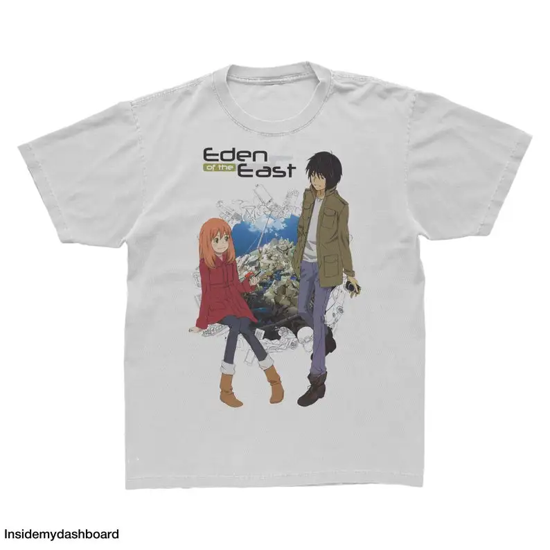 Eden of the East Akira & Saki T-Shirt, Higashi no Eden Anime Tee