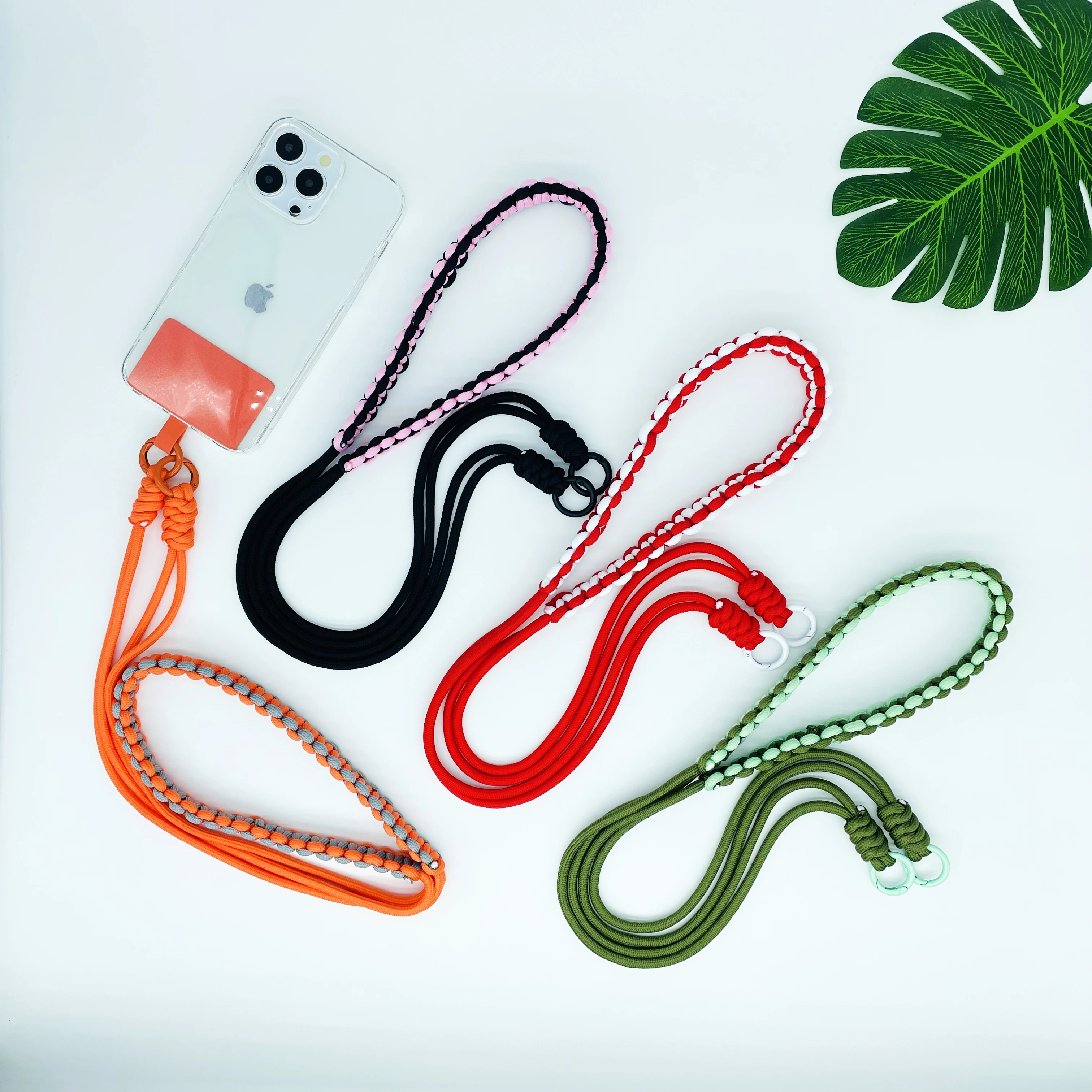 

Upgraded Safety Phone Lanyard, Hand-Woven Universal Crossbody Rope, Durable Multi-Purpose Anti-Loss Strap Phone Wrist Strap
