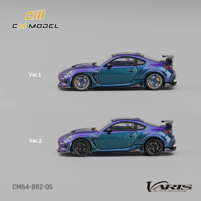 

PreSale CM MODEL 1:64 BRZ Varis Widebody Chameleon Purple Collection Miniature Diecast Metal Model Car