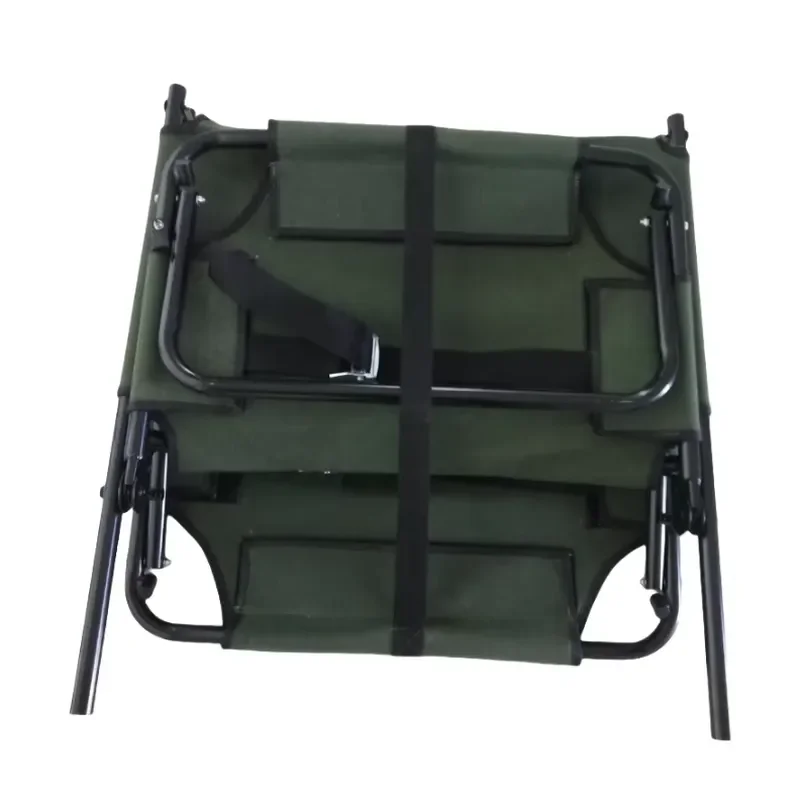 Portable Two Wheel Folding Beach Chair Lightweight 600D Oxford Cloth Outdoor Camping Seat High Load Bearing 150kg New Design