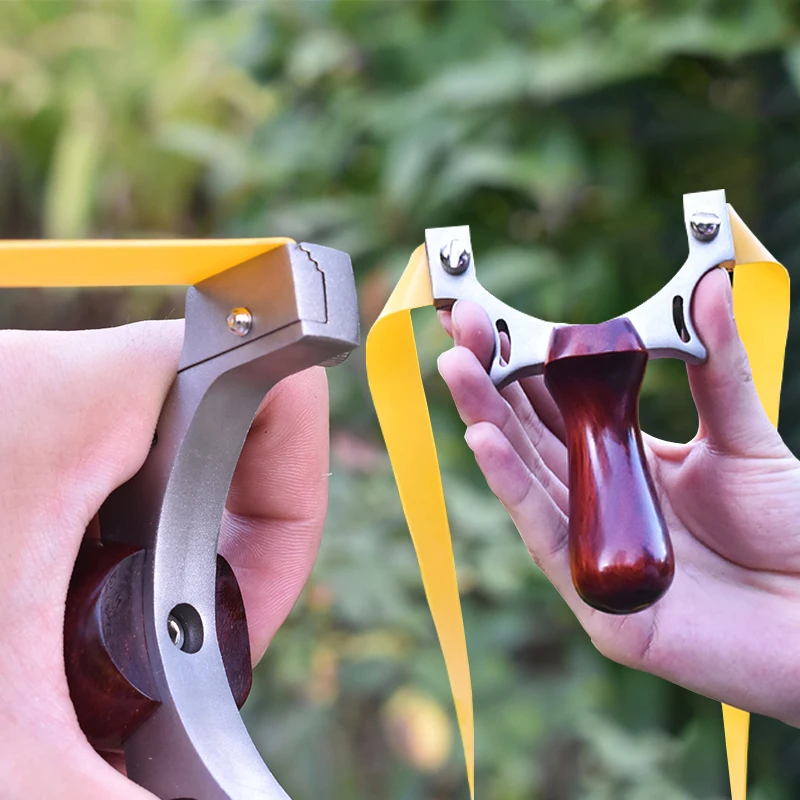 

Рогатка из нержавеющей стали с деревянной рукояткой для новичков, Рогатка для стрельбы, игрушки для взрослых, инструменты для охоты на открытом воздухе