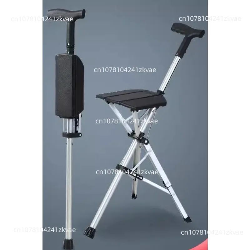 Chair Elderly Rest Hand Stool Light Multifunctional Non Slip Portable Stools Beach Camping Chair Outdoors Folding Crutch