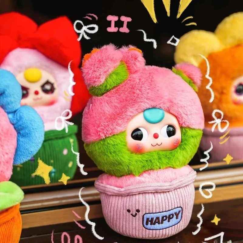 

Детские три маленьких цветочных серии, слепая коробка, милые модные игрушки, цветок в горшке, украшение для рабочего стола, тайна, индивидуальные подарки на день рождения