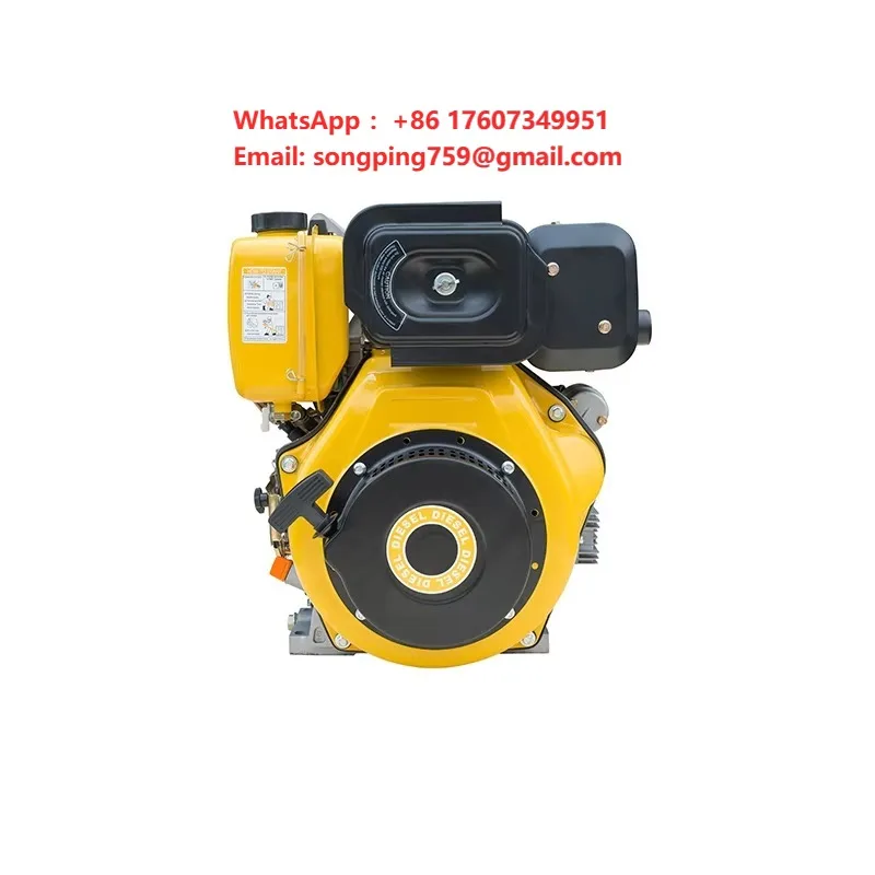 Air Cooled Single Cylinder 4 Stroke 14HP Euro 3 Kick Start Easy to Operate Portable Diesel Engine