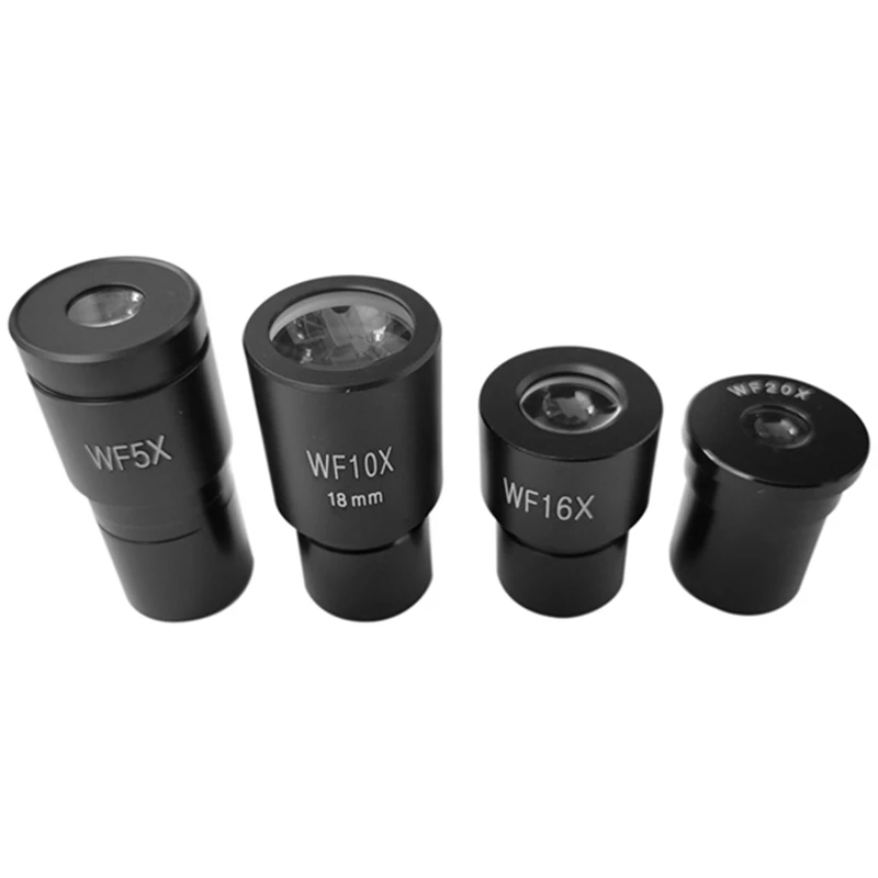 Biological Microscope Eyepiece WF5X WF10X WF16X WF20X Microscope Lens Accessories Wide Angle Lens Monocular Ocular