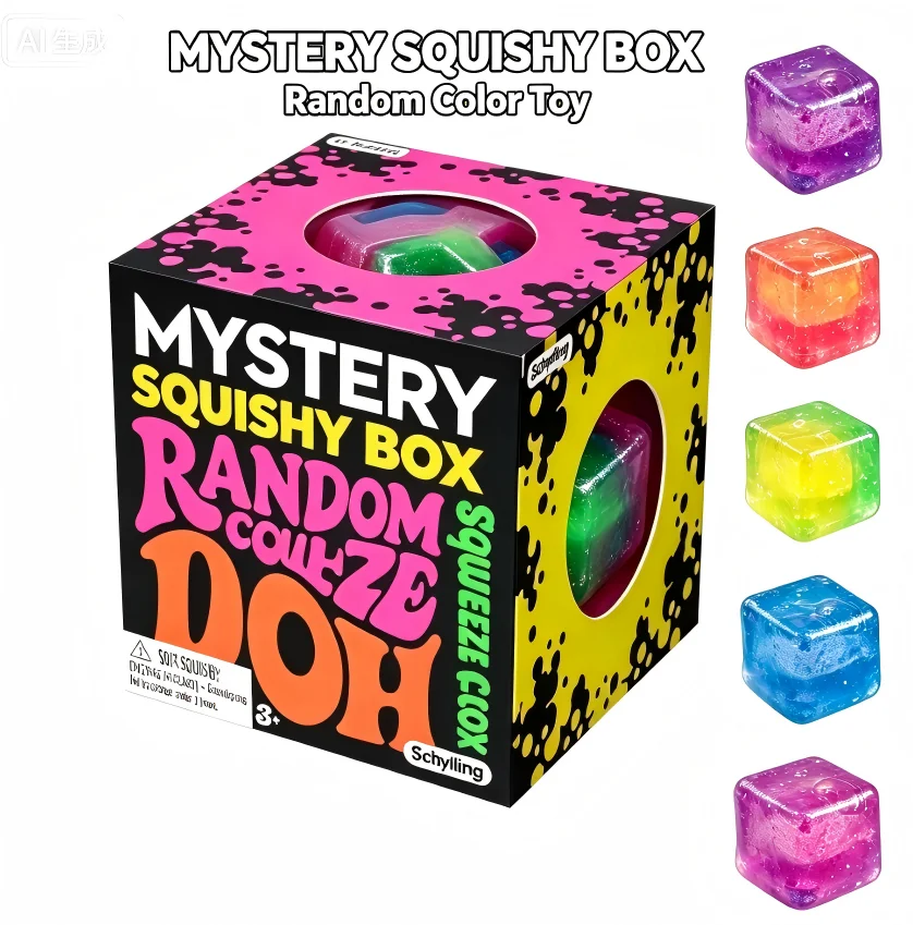 3pc 2026 New Product NeeDoh  Nice Cube Sensory Stress Reliever Relief Toy