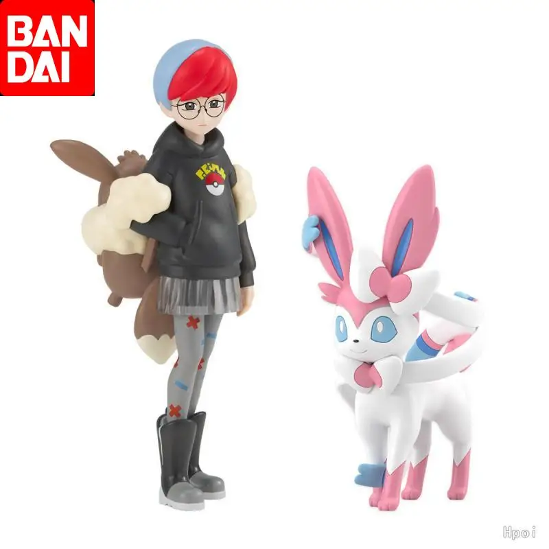 

Bandai Original Pokemon SCALE WORLD Botan Nymphia Anime Action Figure Toys For Boys Girls Kids Children Birthday Gifts Model