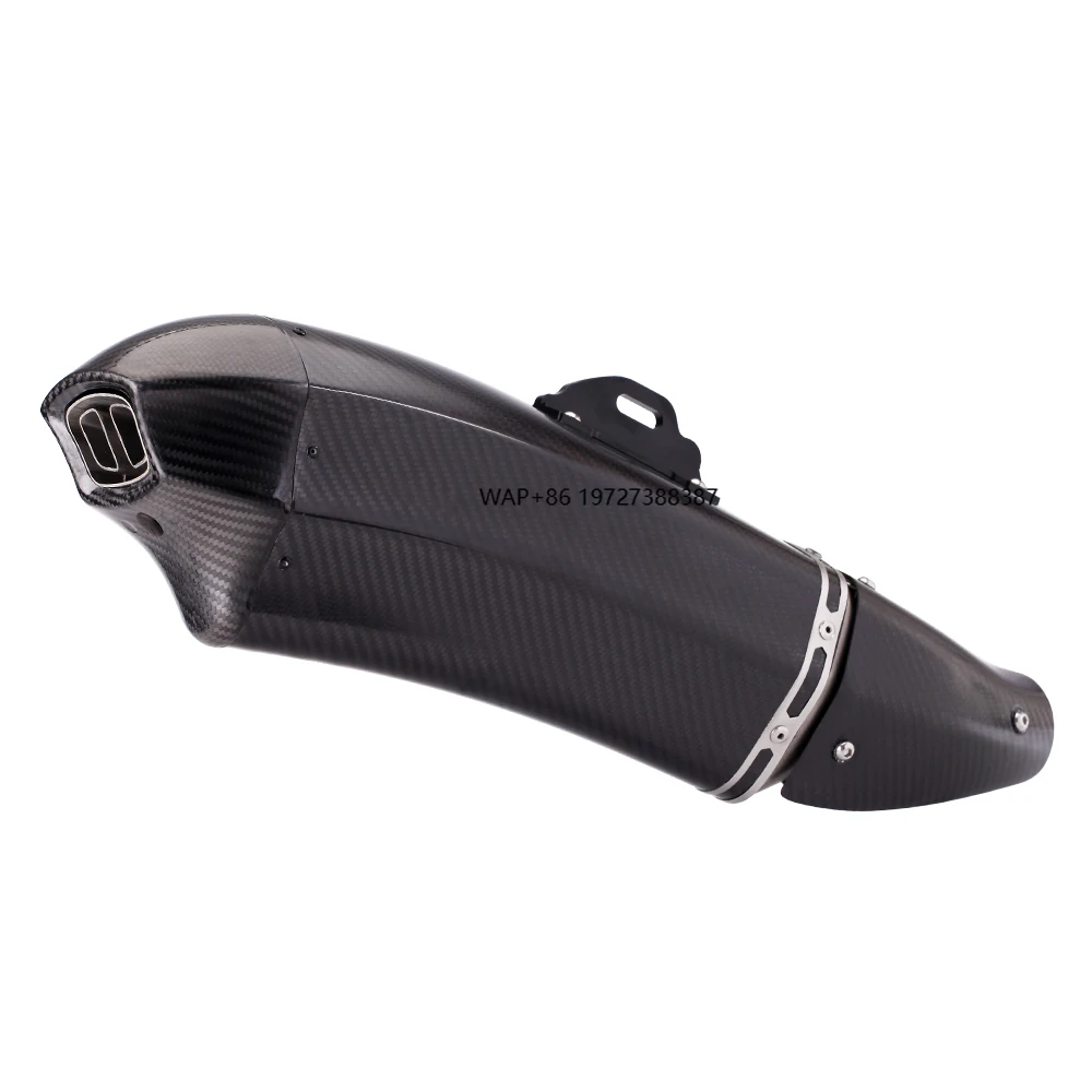 

Motorcycle Parts Carbon Fiber H2 Exhaust Set Bass Sound for Ninja H2