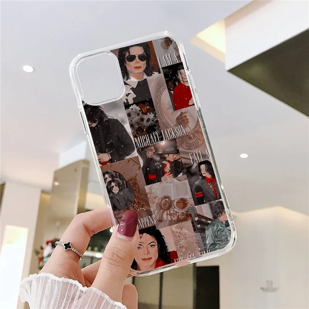 M-Michael-Jackson Legendary Singer Phone Case For Iphone 15 11 13 14 Pro Max 7 8 Plus X Xr Xs Max Se2020 12mini Cover