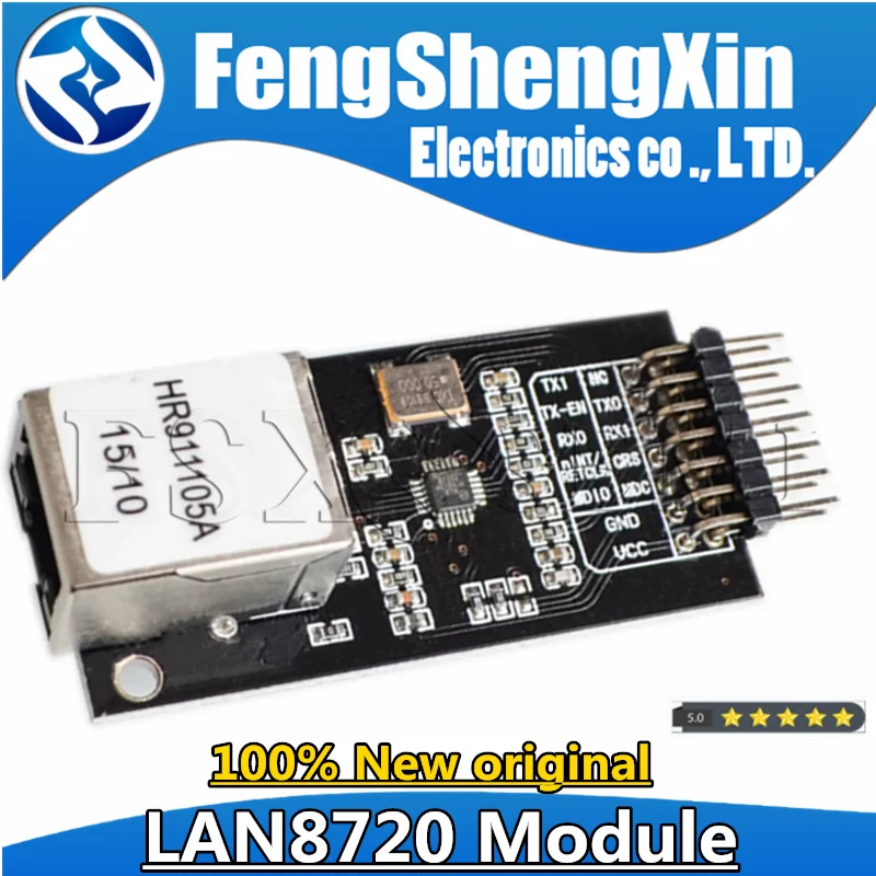 1pcs Smart Electronics LAN8720 module network module HR911105A Ethernet transceiver RMII interface development board for arduino