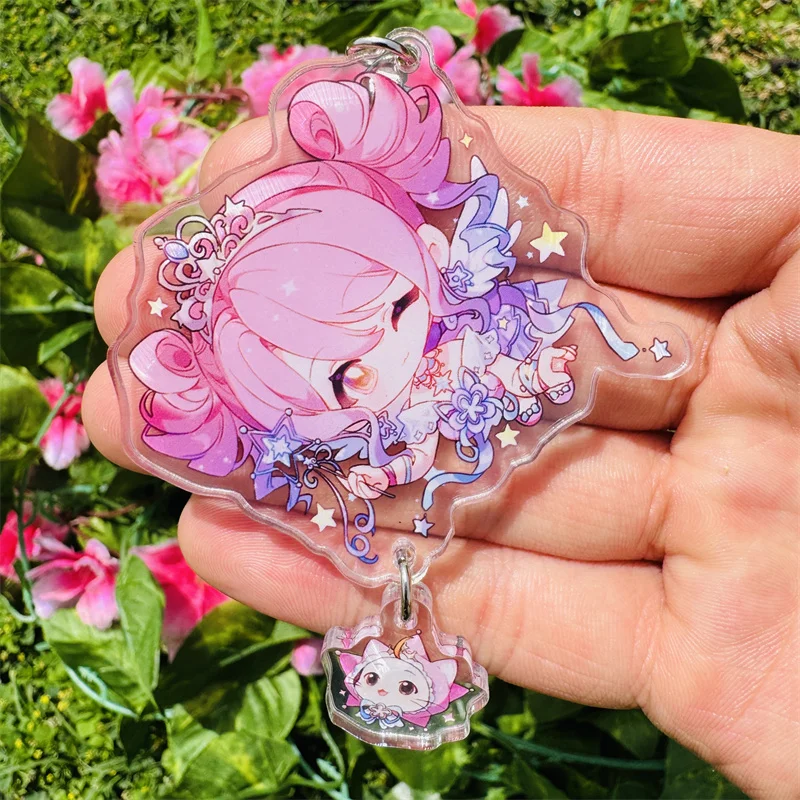 Anime Game Infinity Nikki Cosplay Costumes Key Chain Keychain Accessories Pendant