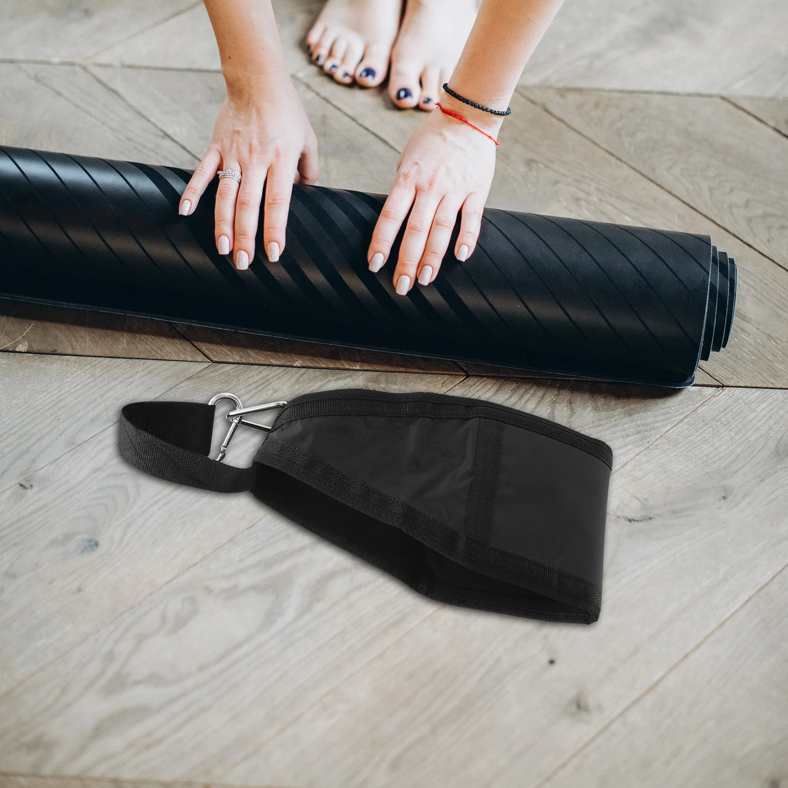 

2Pcs Portable Ab Straps Workout Equipment Heavy Duty Gym Accessory with Tear Resistant Design for Home Exercise