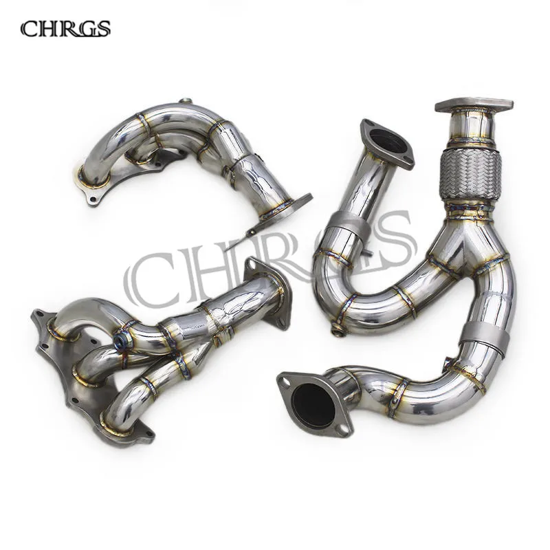 Factory Exhaust Manifold Y Pipes For Lotus Evora 3.5 GT410 2017-2019 Performance 304 Stainless Steel Exhaust Pipe System