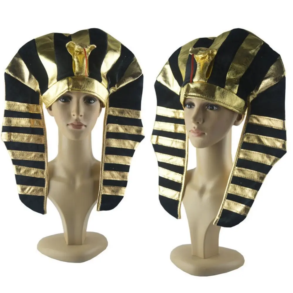 

Premium Funny Design Pharaoh Hat Snake Head Design Snake Head Egyptian Pharaoh Hat Historical Themed Masquerade Headpiece Props