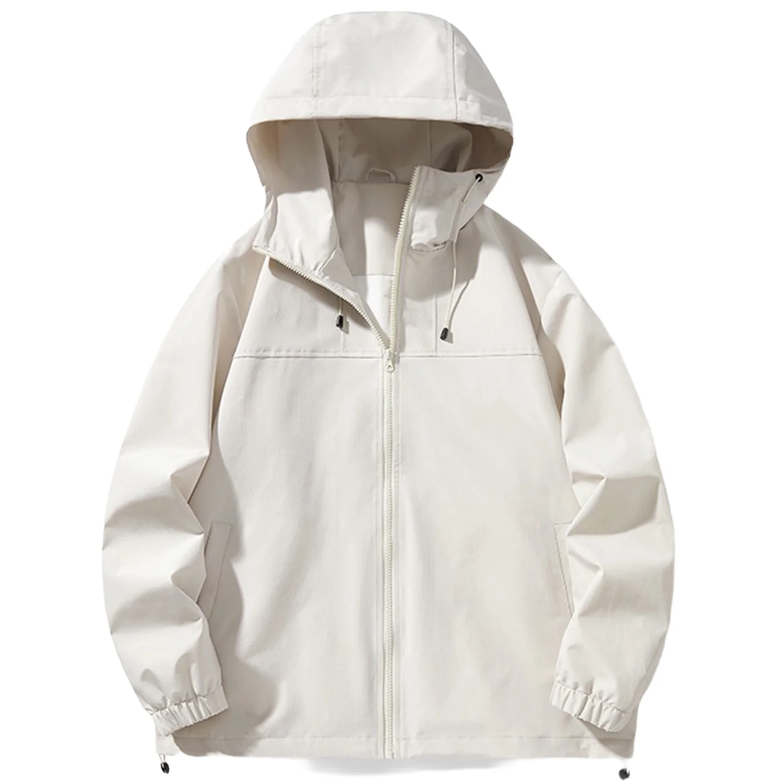 سترة رجالية النبيذ الأحمر بلون متعدد الألوان مقنعين سترة يندبروف سترة الرجال بلايز عادية في الهواء الطلق التنقل اليومي العملي