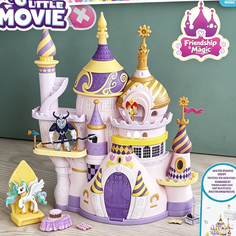 

Hasbro My Little Pony Canterlot Castle Princess Celestia Royal Castle Playset Pretend Play Toy Children's Birthday Gift