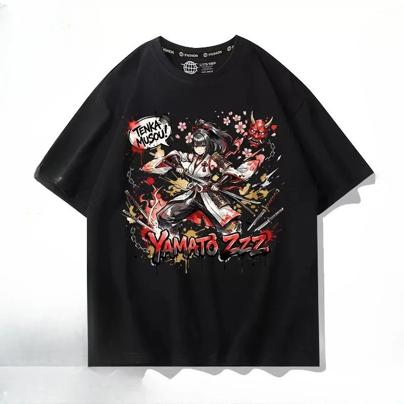 Anime Zenless Zone Zero Oversized T Shirt Anby Nicole Hoshimi Miyabi Ellen Joe Cosplay Short Sleeve Funny Tshirt Graphics Tees