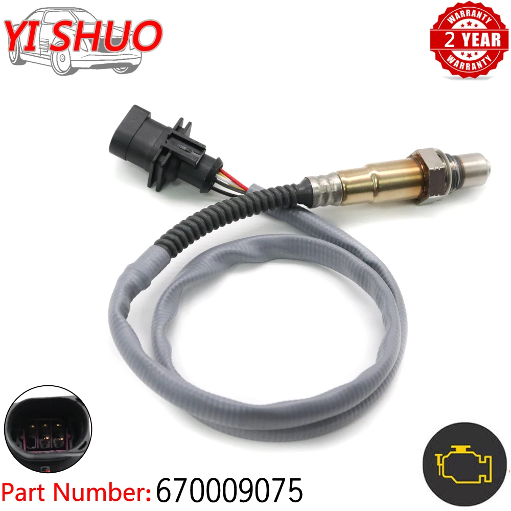 

670009075 Car Front Air Fuel Ratio Lambda O2 Oxygen Sensor For Maseratri Levante 3.0 Ghibli Quattroporte 2014-2018 0258027100