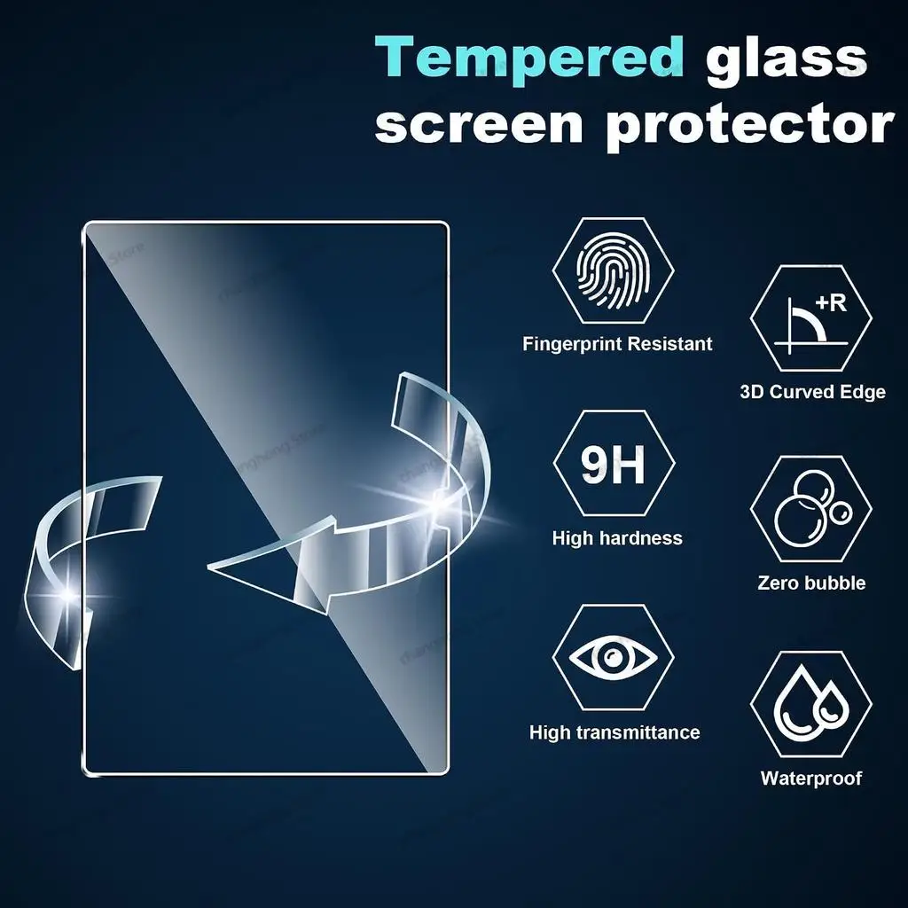Picture 6: 2 Pack For Nubia Red Magic Astra/Astra 2,9.06 inch,Tablet 9H Tempered Glass Scratch Resistant Screen Protector Film