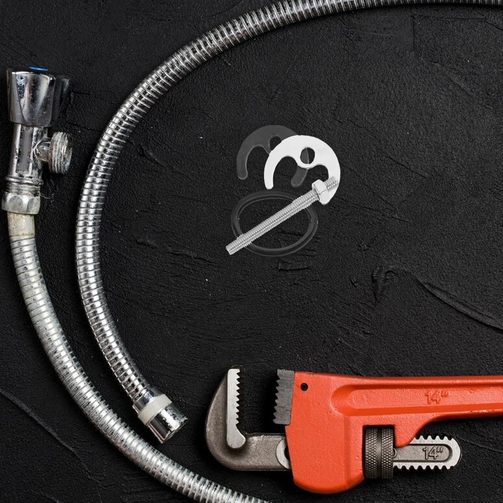 

2 Sets Cold Hot Faucet Accessories Sink Fixing Kit Robust Material Easy Install Golden Faucet Mounting Washer Kitchen Bathroom