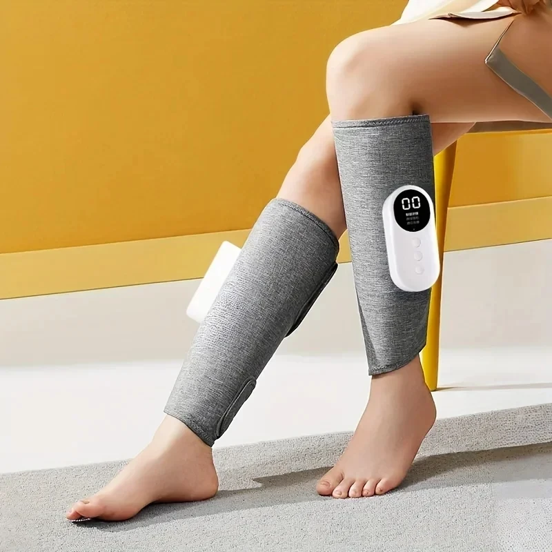 

Электрический массажер для подушек безопасности для ног с разминанием и подогревом, домашнее релаксация мышц для красивых ног, идеально подходит для длительного сидения или стояния