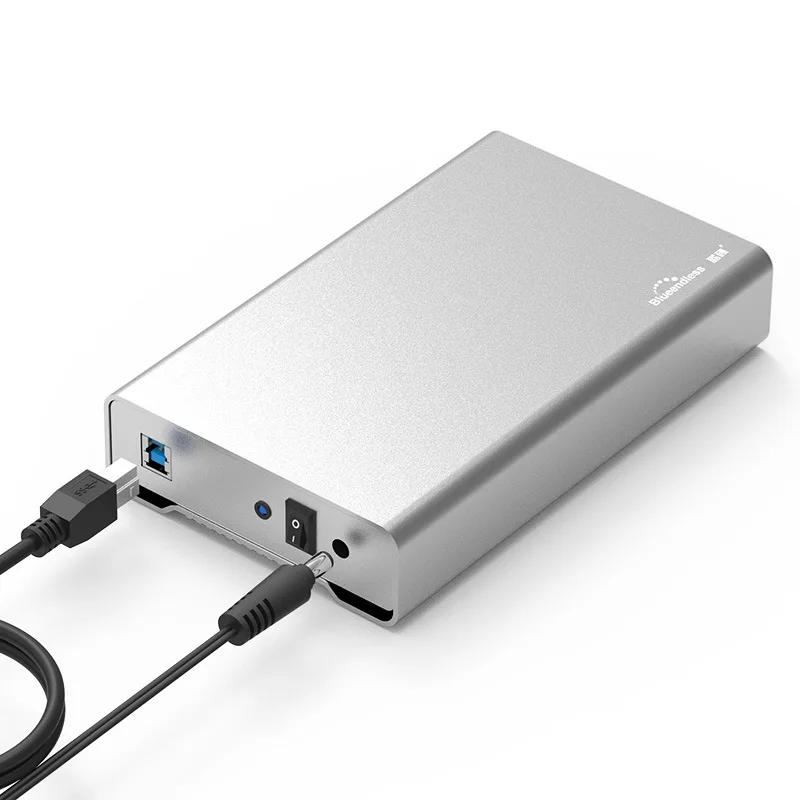 3.5'' HDD Case SATA to USB 3.0 Adapter External Hard Drive Enclosure for 3.5' SSD Disk Aluminum HDD Case for PC
