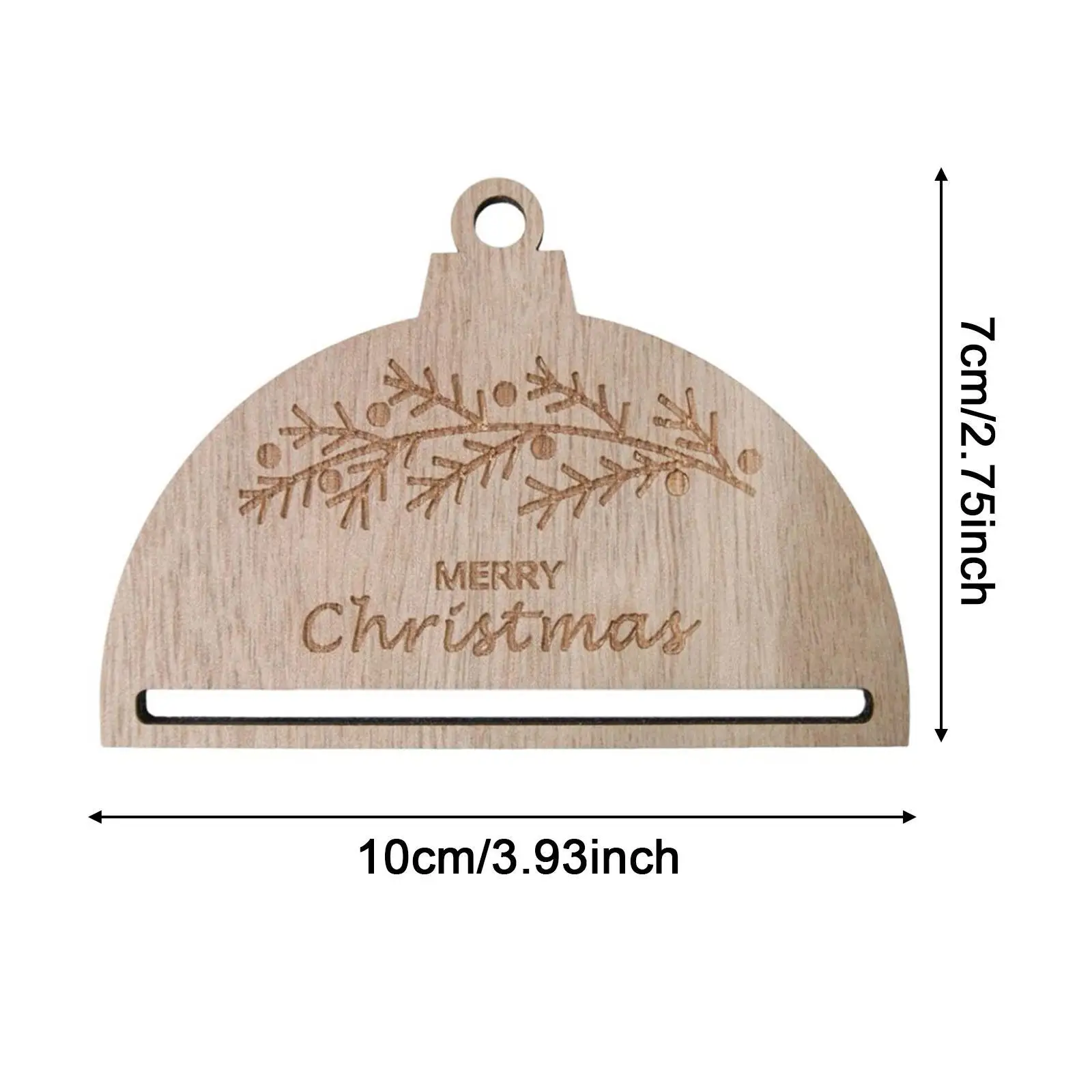 실과 실크 실 반원형 크리스마스 장식품 홈 장식 6개