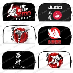 Cool Martial Art Judo / Taekwondo Print Wallets Karate / Aikido Purse Boys Girls Money Coin Bags Women Leisure Long Wallets Gift