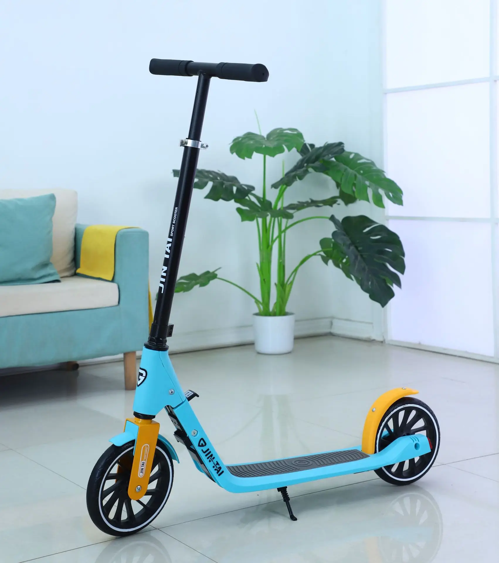 Large wheel scooter, adult and adolescent scooter, foldable adult