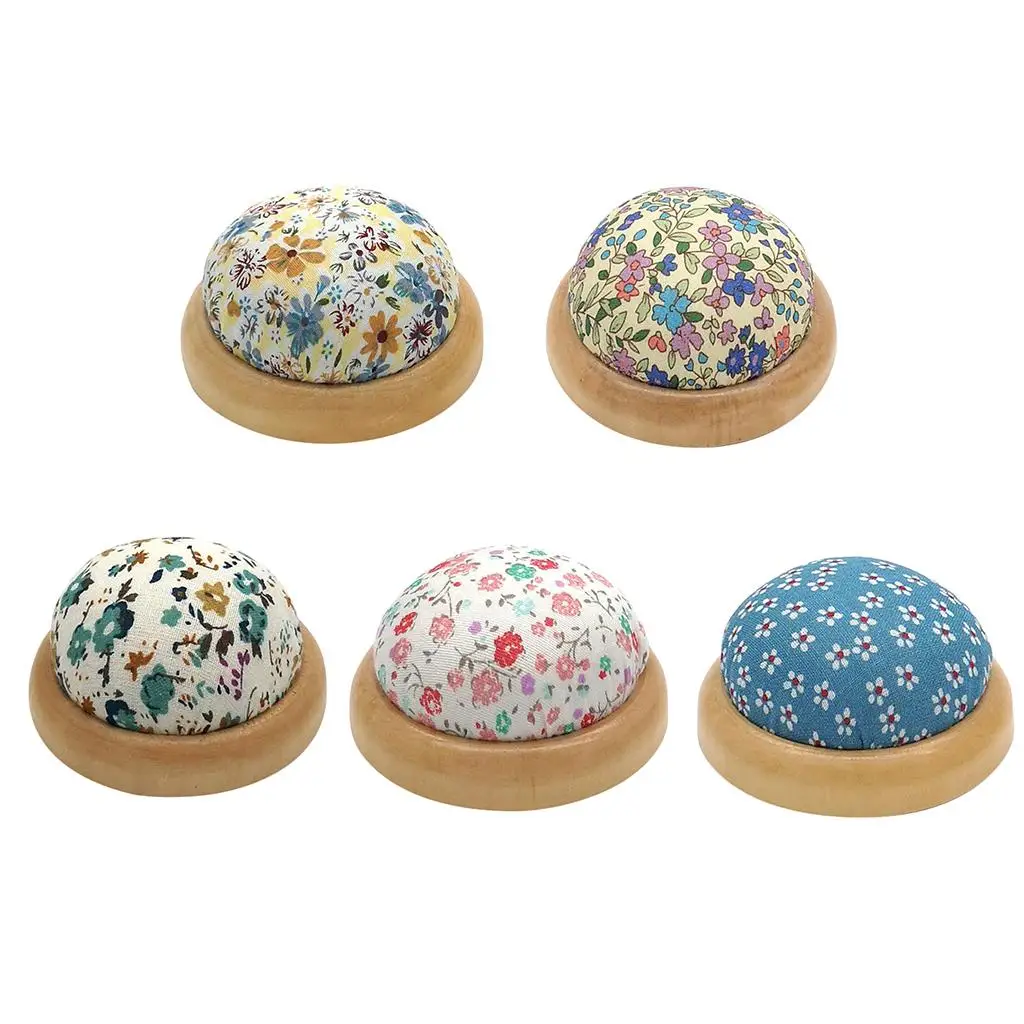 Half Round Shape Sewing Needle Pin Cushion for Sewing Embroidery 7cm