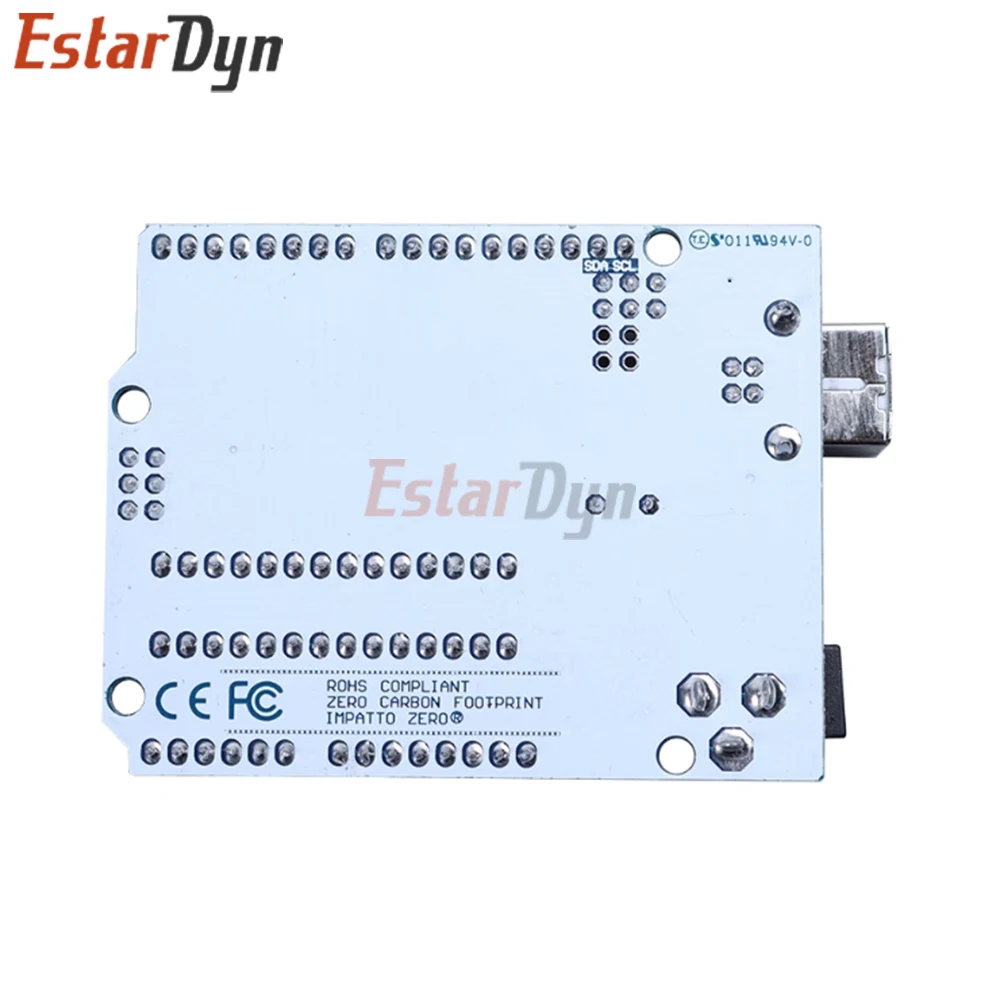 لوحة تطوير Arduino UNO R3 ATmega328P مع كابل USB لمشاريع المبتدئين والتعلم بنفسك