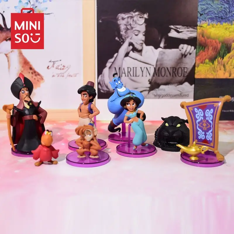 

1 set Aladdin Princess Jasmine Toy Character Doll Cake Baking Decoration Desktop Ornament Gift Box