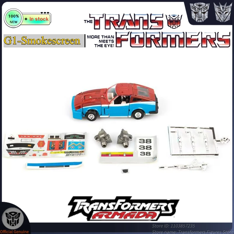 Oryginalny, nowy model transformera, zabawka, figurka akcji G1-Smokescreen Ko G1 Studio Movie Cartoon, lalka anime, prezenty dla dzieci