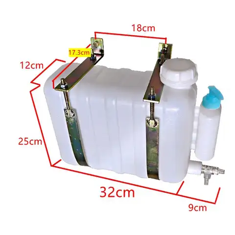 Heavy Duty Water Container Vehicle Mounted Water Tank with Faucet for Trucks Construction Handwash Camp