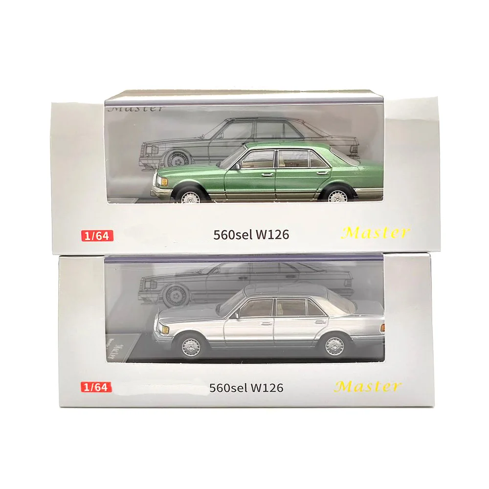 Мастер 1:64 s-класс S450 W222 S680 S650 S560sel W126 литые под давлением игрушки модели автомобилей металлическая коллекция ограниченные подарки