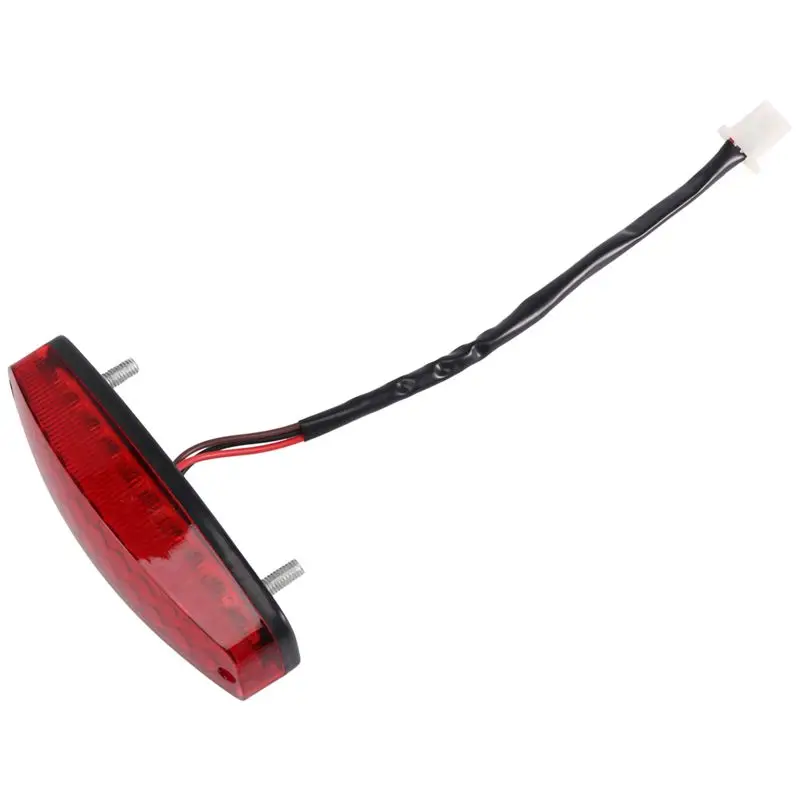 A85E-ATV 12V 3 Wire Brake Stop Light License Taillight Red For ATV Off Road Motorcycle Signal Lamp Accessories Car Lights