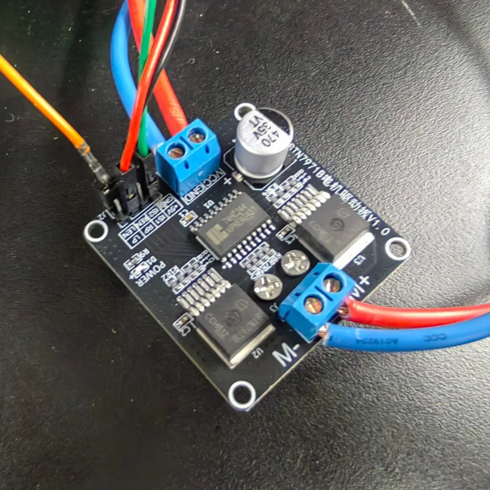 Picture 5: BTN7971 6V-27V High Power Motor Driver Module Smart Car Motor Forward Reverse 68A Current Limiting H-Bridge 25KHz Motor Driver