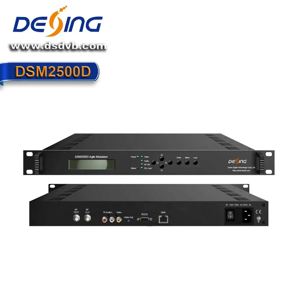 Dexin DSM2500D Agile Modulator with Audio and Video Input