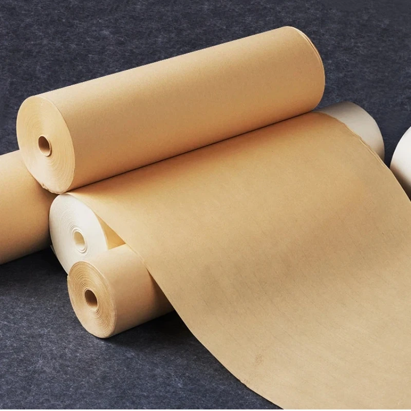 100 Meter Long Scroll Xuan Paper Roll Blank Rice Paper Half Raw Half Cooked Thick for Calligraphy Painting Practice Art Supply