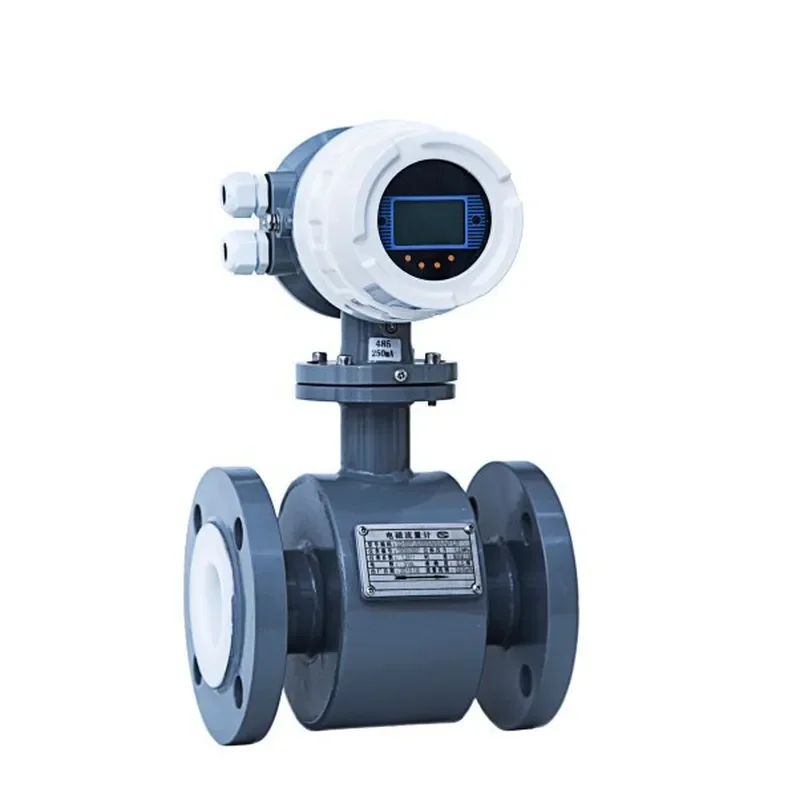 Intelligent Digital Display Electromagnetic Flowmeter, Acid & Alkali Resistant Anti-Corrosion Explosion-Proof Pipeline Meter