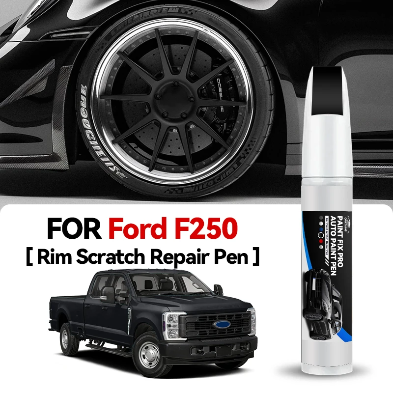 

Карандаш для подкраски колесных дисков Ford F250 1990-2026, средство для ремонта царапин, аксессуары для авто, черный, белый