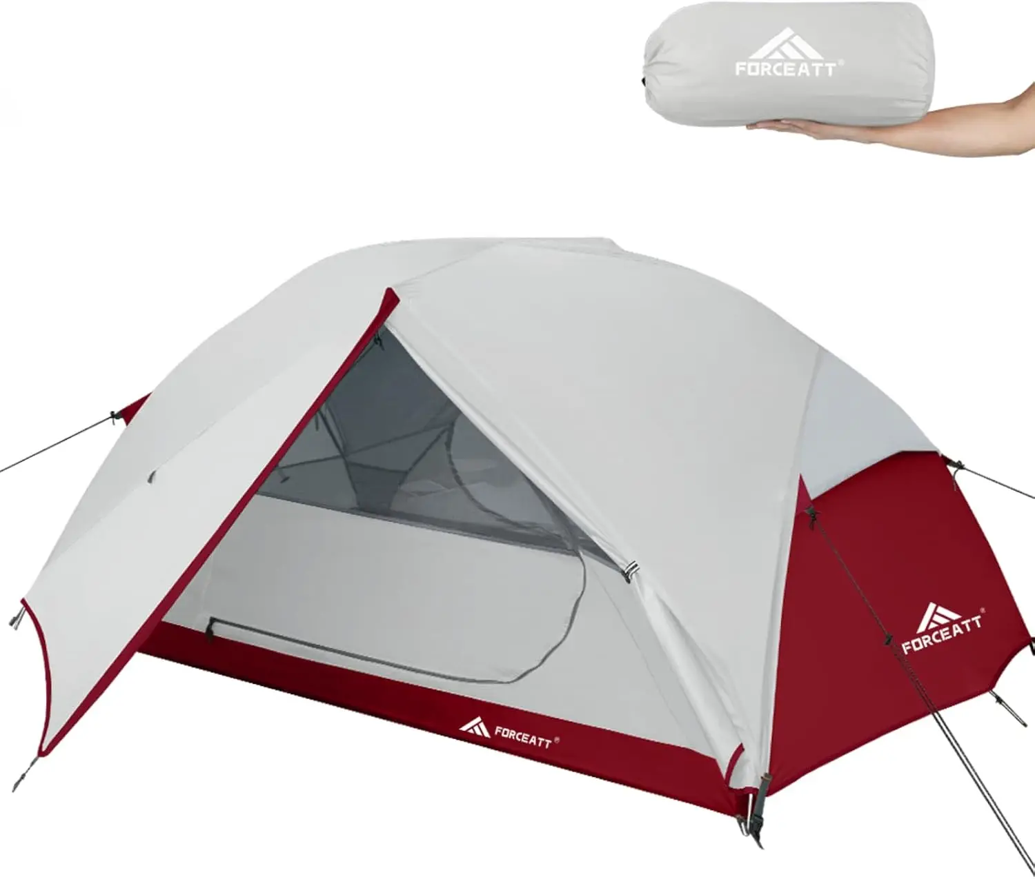Tent 2 3 Person Waterproof Windproof Camping 3 4 Seasons Lightweight Aluminum Pole Backpacking Tent Setup Fast HikingWait no, n