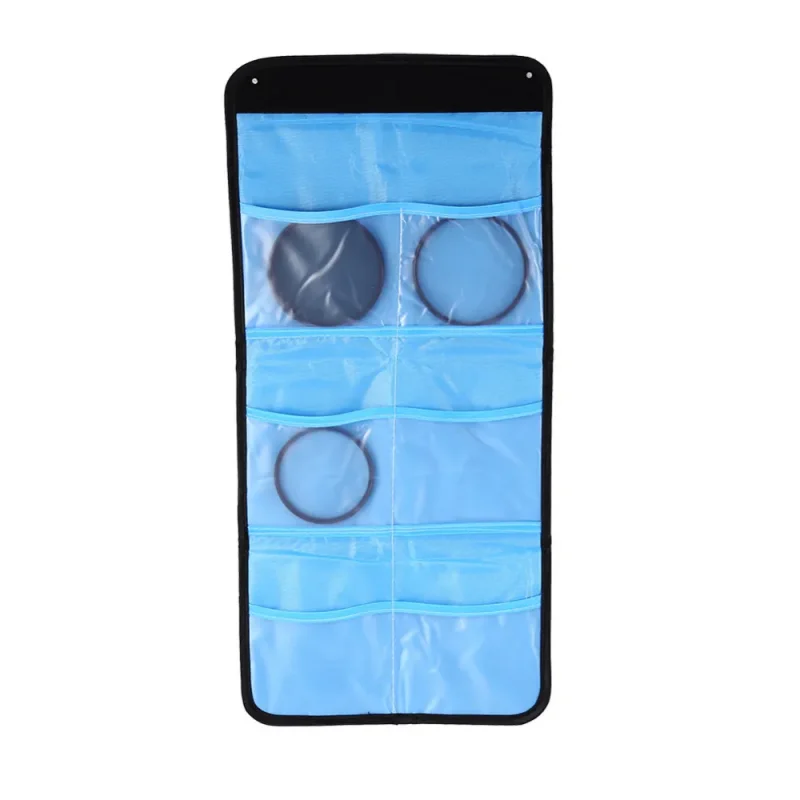 RF09 foldable Camera accessories Lens Filter Bag case 1/3/4/6/10 Pockect Filter Lens Wallet Nylon Adapter Ring Storage Case Bag