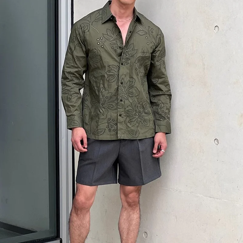 Extra Large Size 140kg Summer Mature Style Outfit Simple Loose Breathable Single Pleat Casual Shorts Dress Pants Men 2