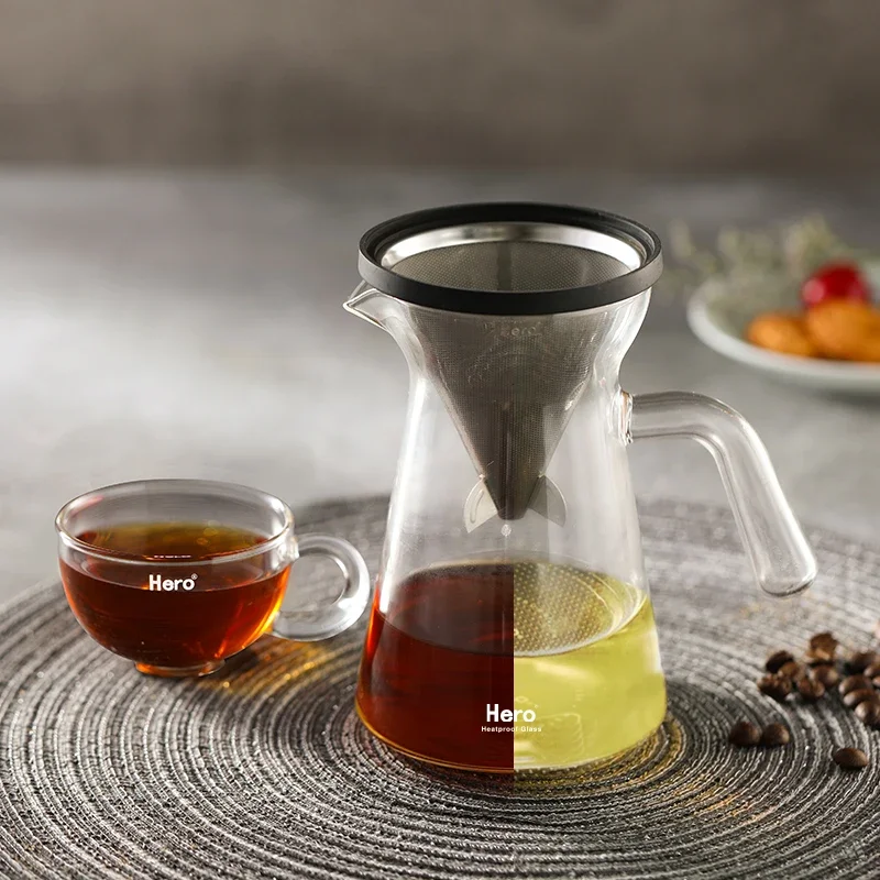 

Portable Home Brewing Hot Sale Stainless Steel Filter Coffee Machine