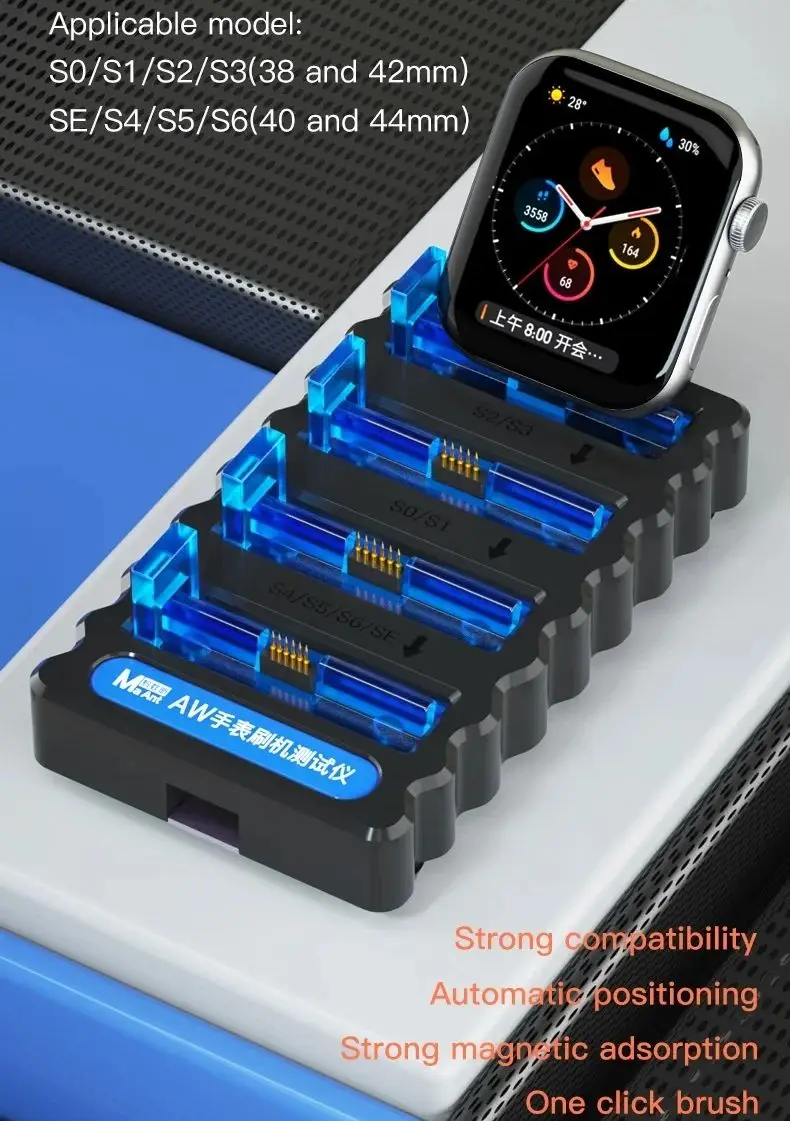 MaAnt AW AWRT IBUS adaptateur outil de restauration pour iBus Apple Watch S0 S1 S2 S3 S4 S5 S6 SE restauration iWatch banc de Test outil de réparation