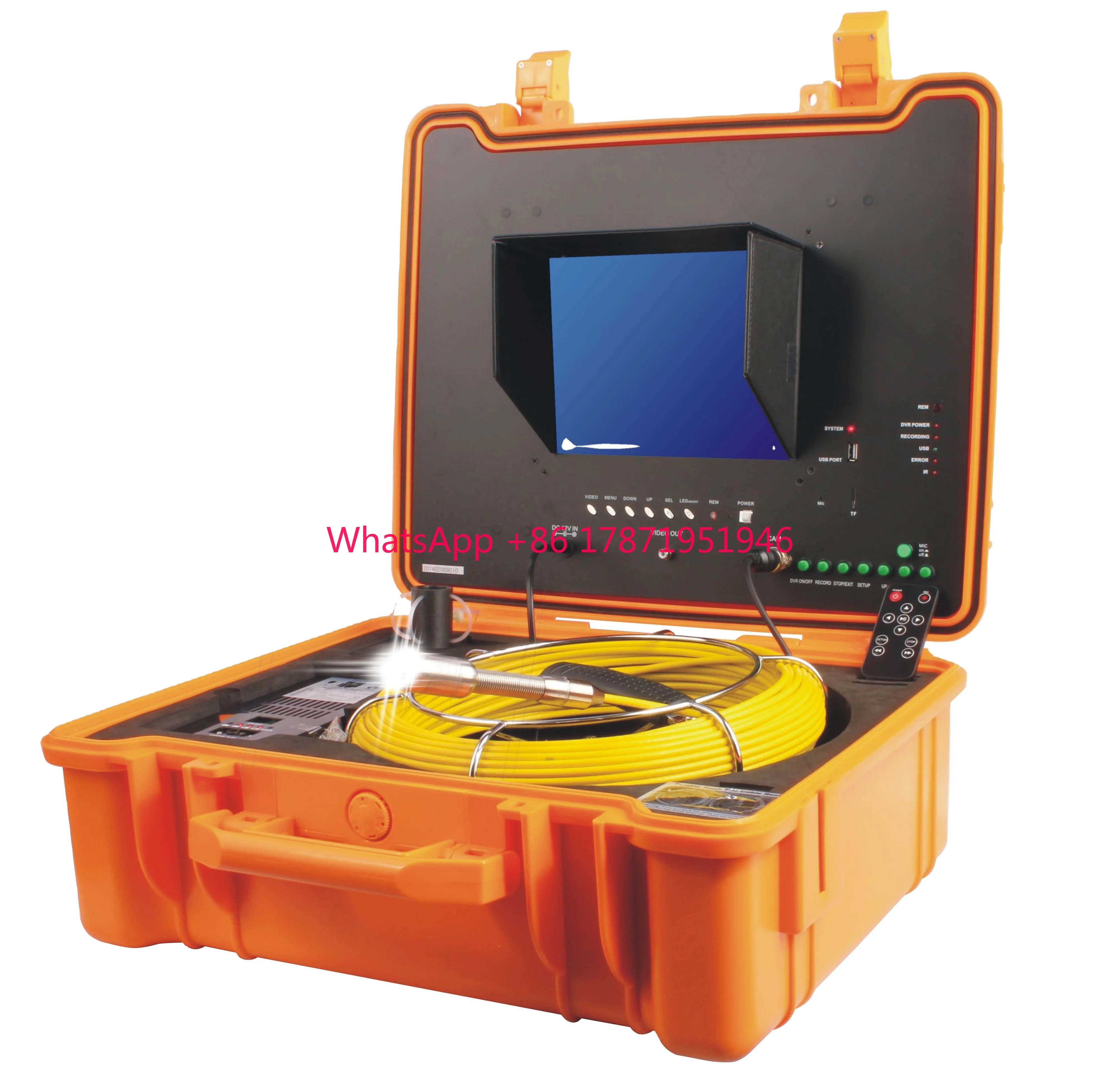 

Professional Design Witson Hot Push Line Dvr Controller System Customizable Pipe Drain Inspection